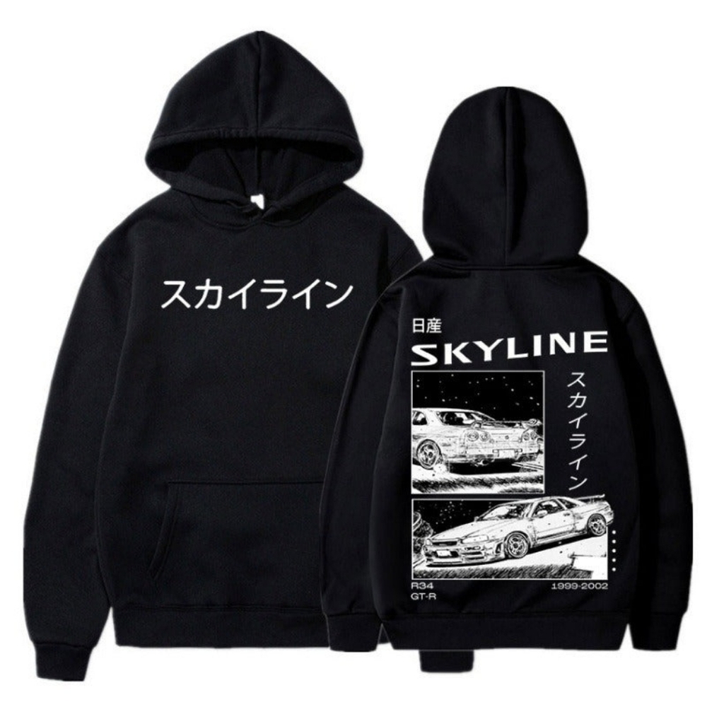 Initial D Anime AE86 Hoodie - Picture 1 of 2